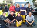 Volontari Della Provincia Di Bergamo in Partenza